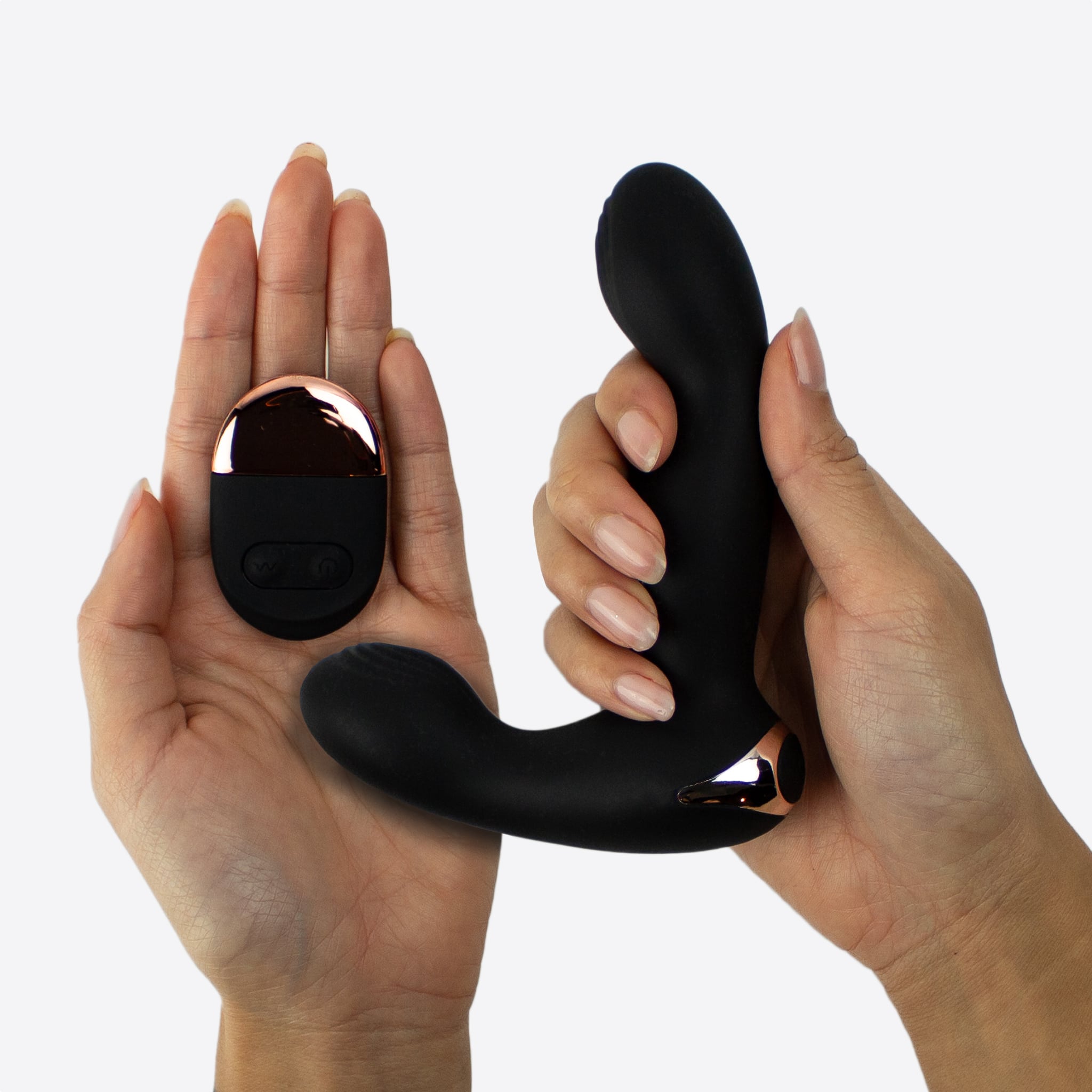 Unilove Alpha sort fjernbetjent prostata vibrator